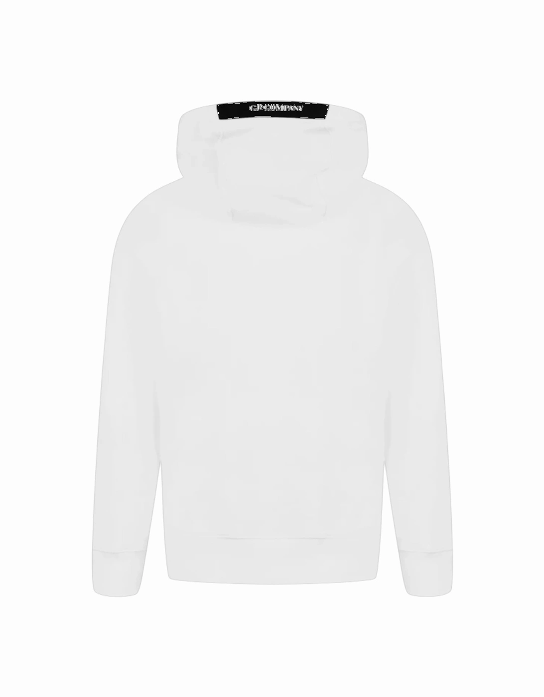 C.P. Company Diagonal Raised Hoodie White