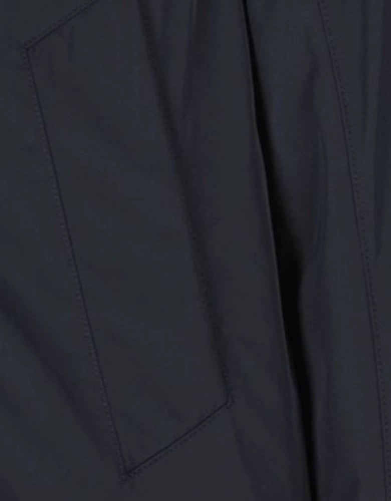 Padded Micro Twill Navy Jacket