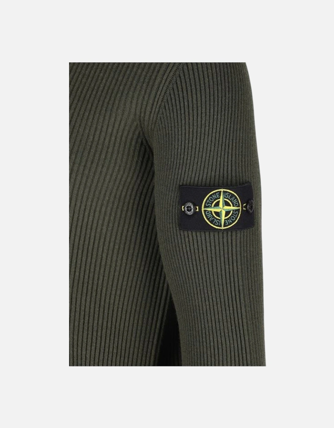 Full Rib RWS Wool Military Green Sweatshirt