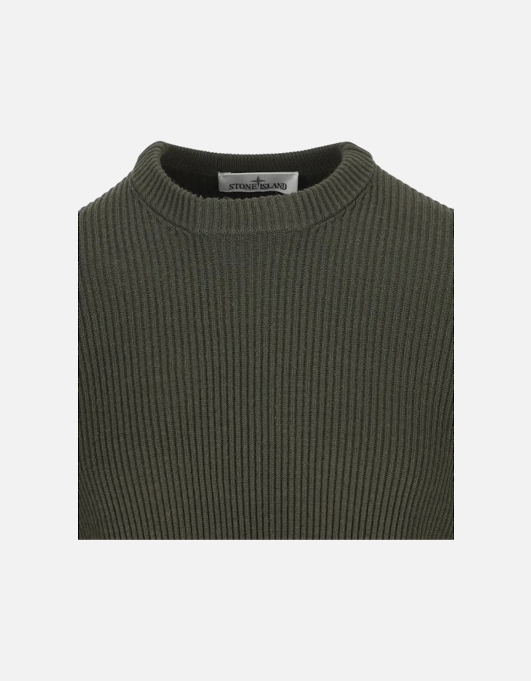 Full Rib RWS Wool Military Green Sweatshirt