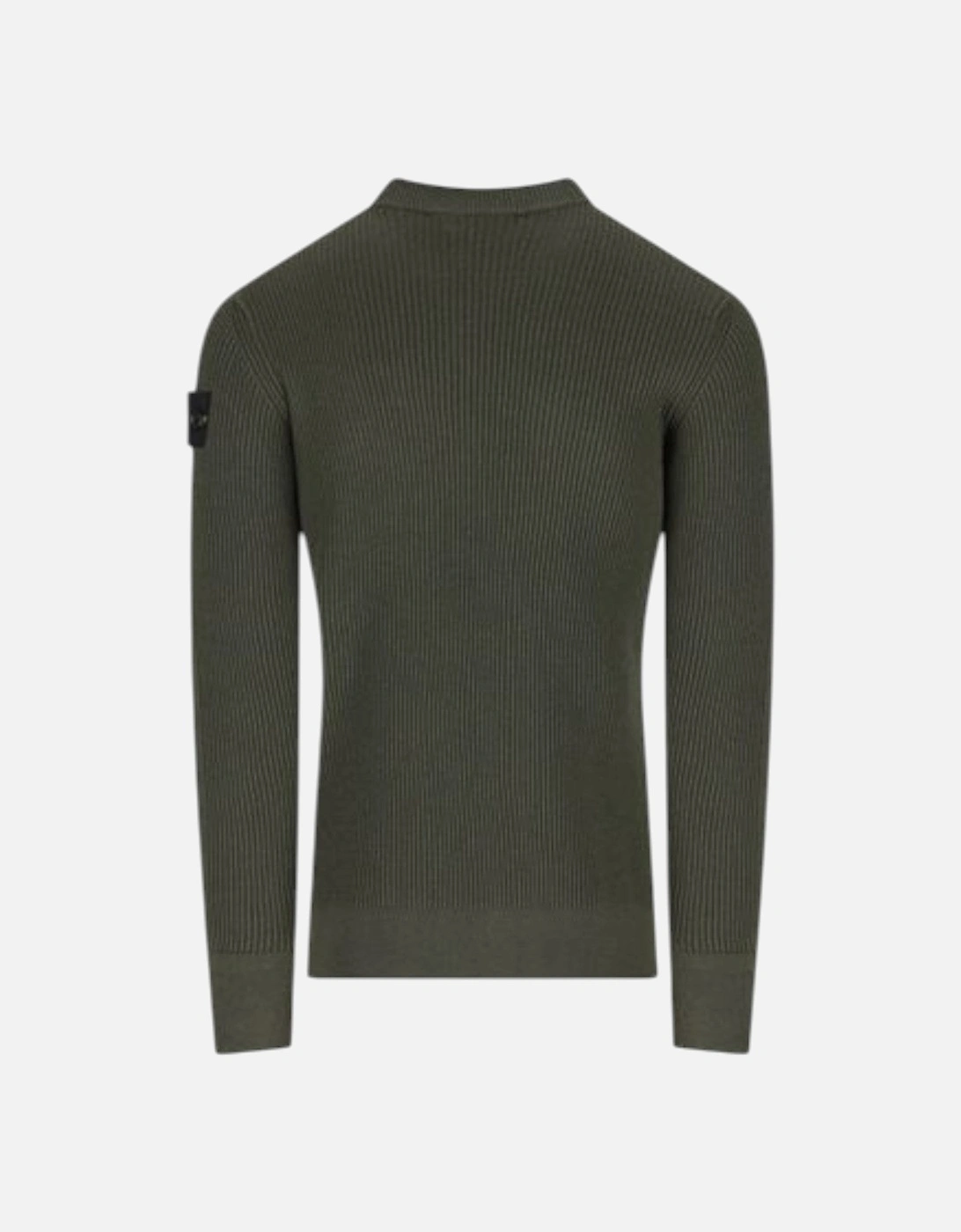 Full Rib RWS Wool Military Green Sweatshirt