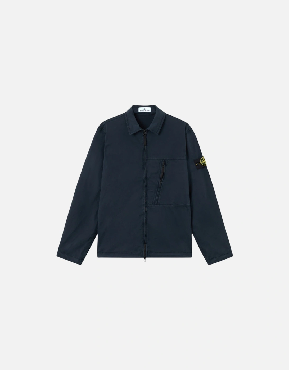 Canvas Weave Organic Cotton Navy Overshirt, 3 of 2
