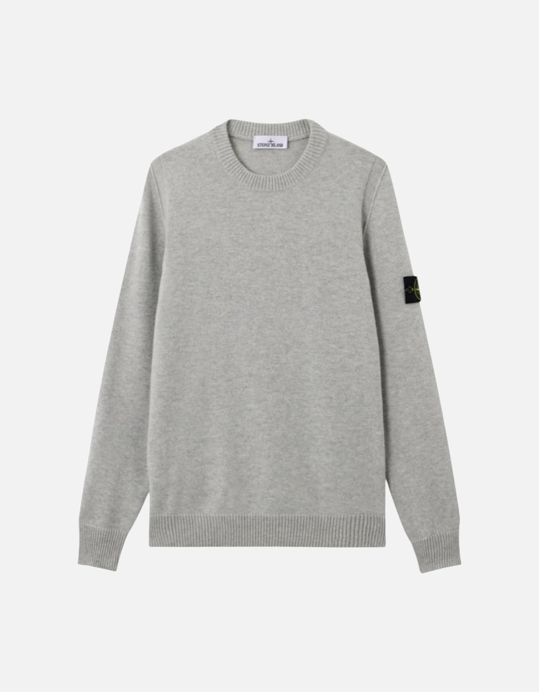 Dust Grey Melange Lambswool Sweatshirt, 3 of 2