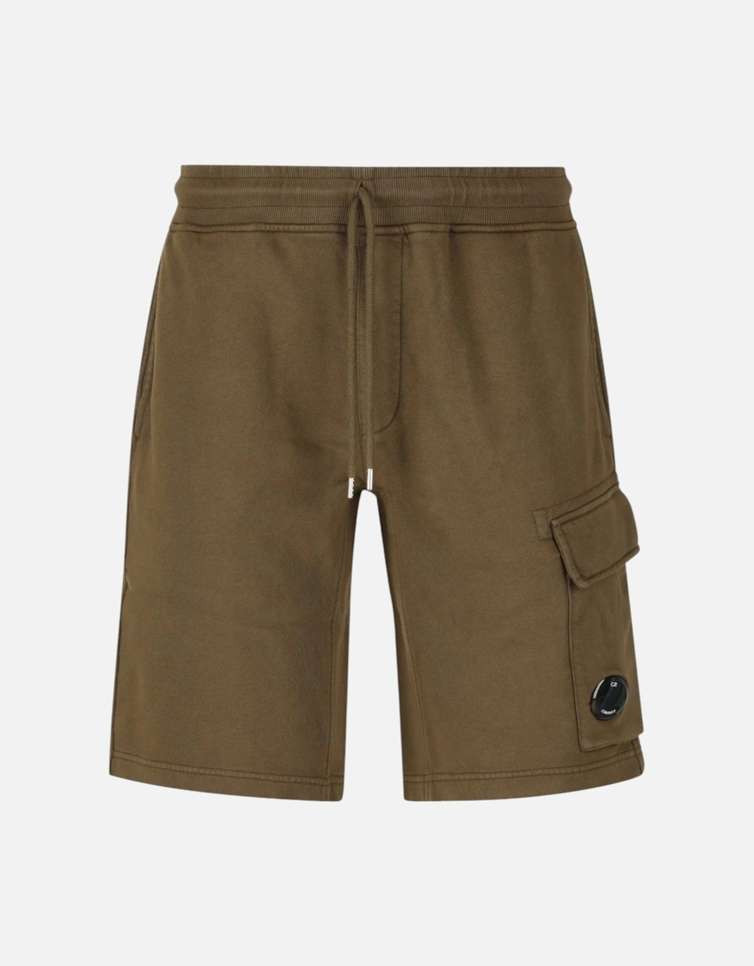 C.P. Company Cotton Lens Pocket Ivy Green Shorts, 4 of 3