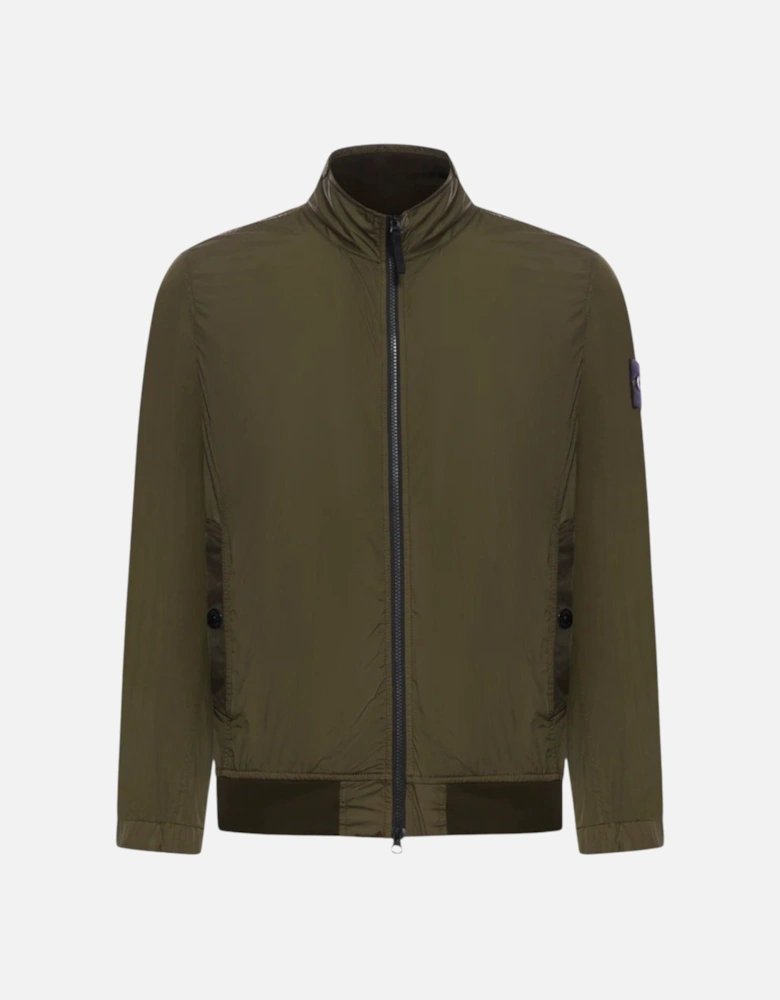 Khaki Crinkle Rep Wind Jacket
