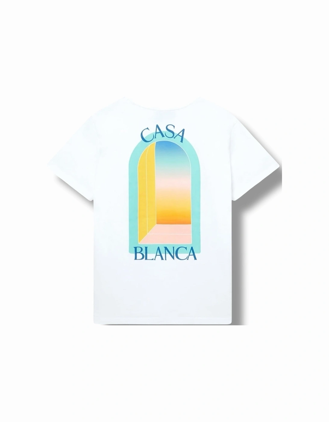 L’arche Colour Printed White T-Shirt