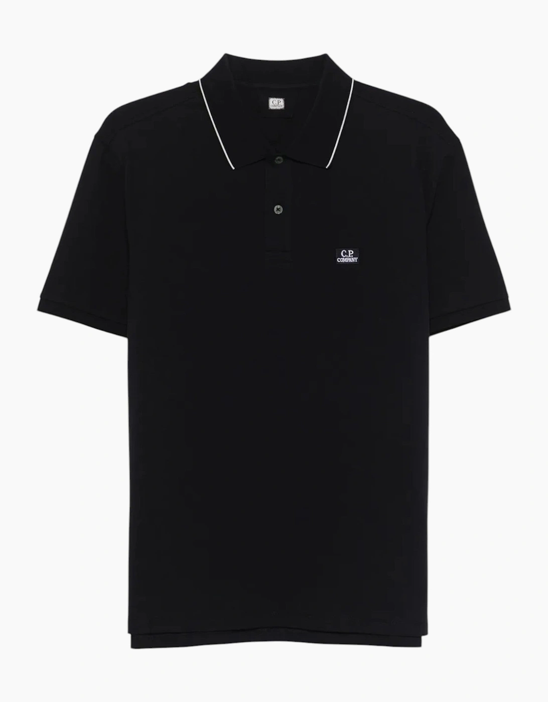 Cp Company Men's Black C.p Company Cotton Polo Shirt - Size 36