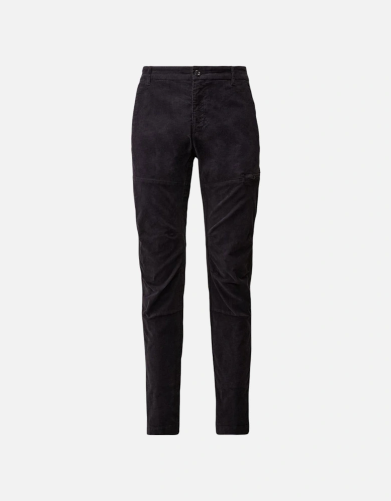 C.P. Company Stretch Velvet Navy Cargo Pants