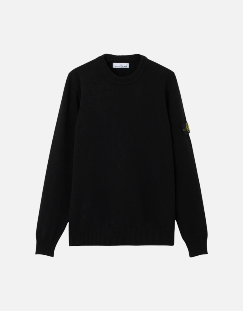 Black Lambswool Sweatshirt