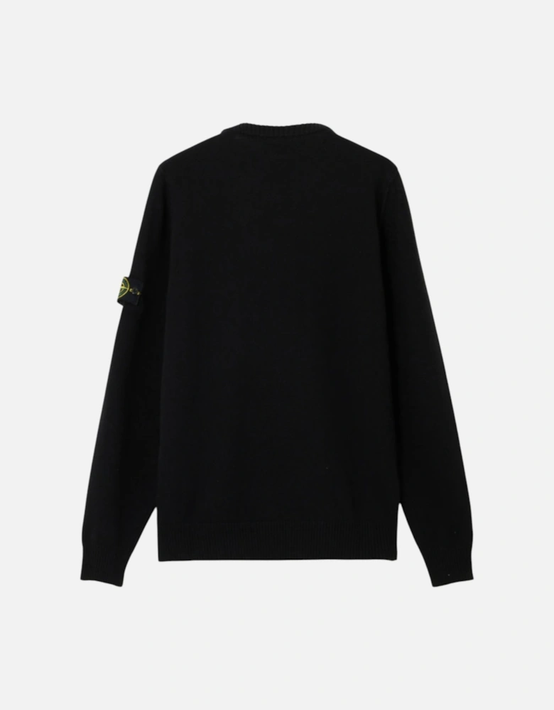 Black Lambswool Sweatshirt