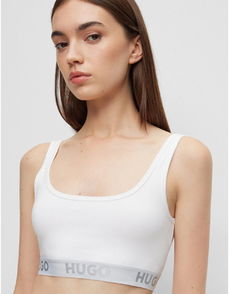 Sporty Logo Band Bralette