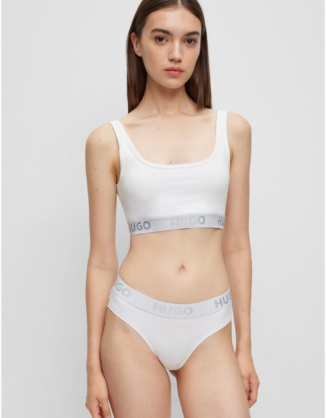 Sporty Logo Band Bralette