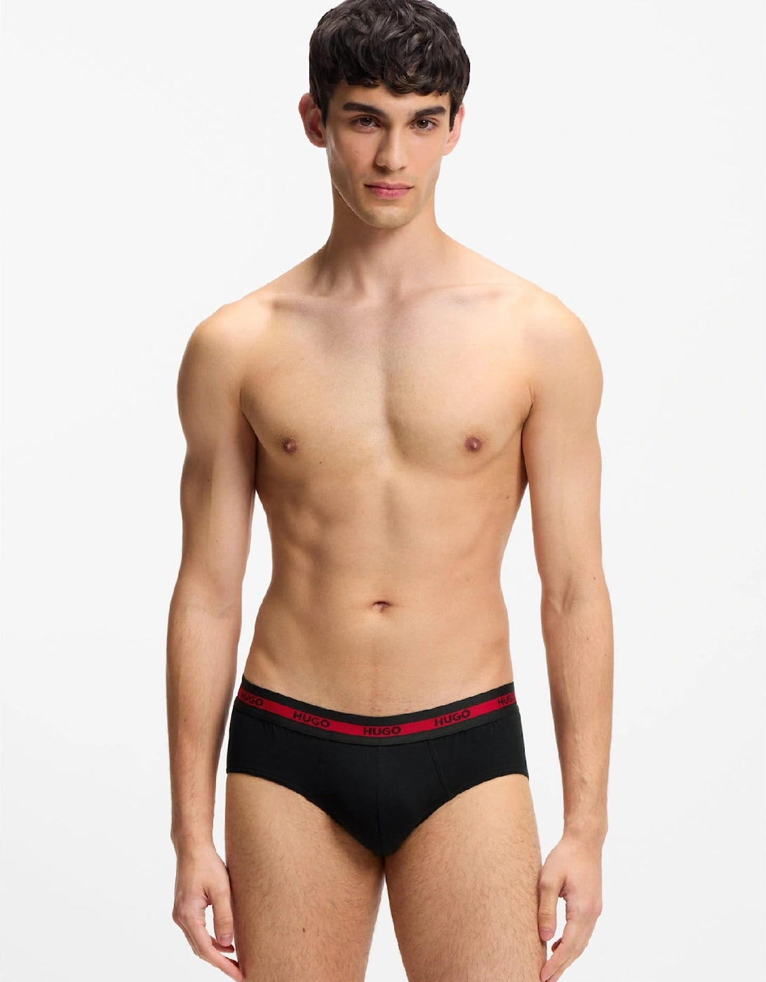 3 Pack of Logo Hip Briefs