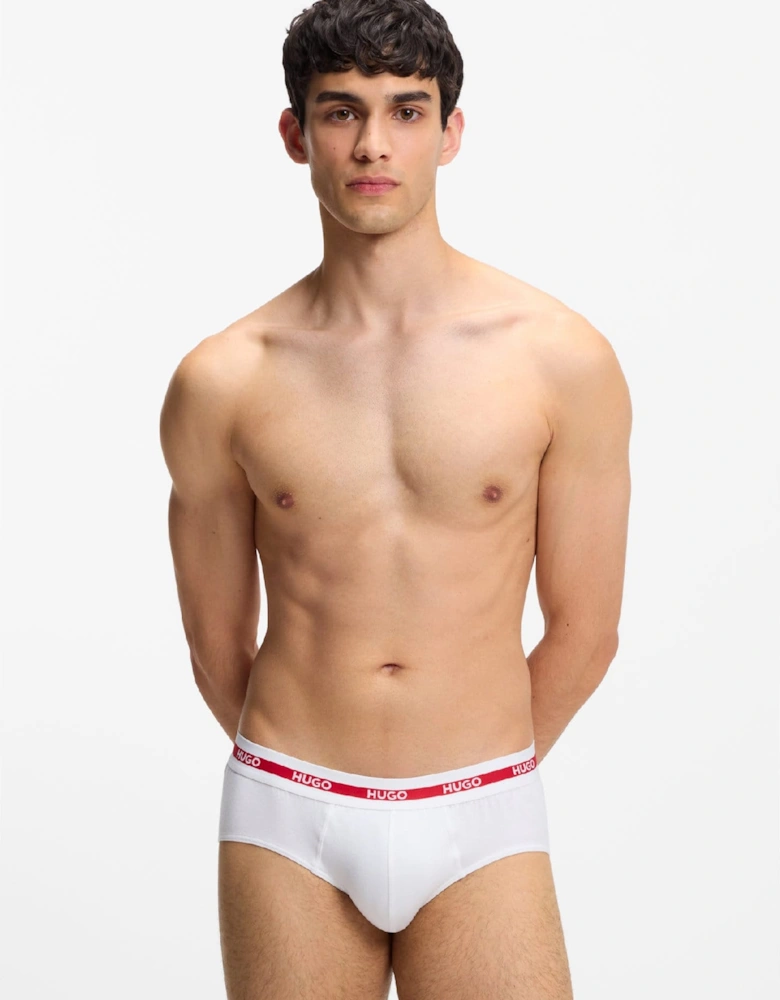 3 Pack of Logo Hip Briefs