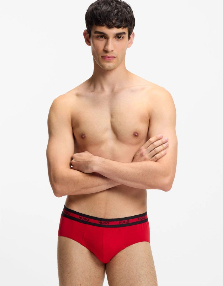 3 Pack of Logo Hip Briefs