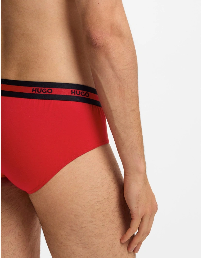 3 Pack of Logo Hip Briefs