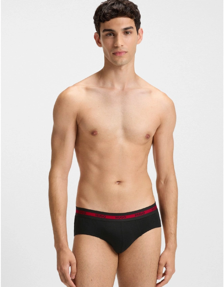 3 Pack of Logo Hip Briefs