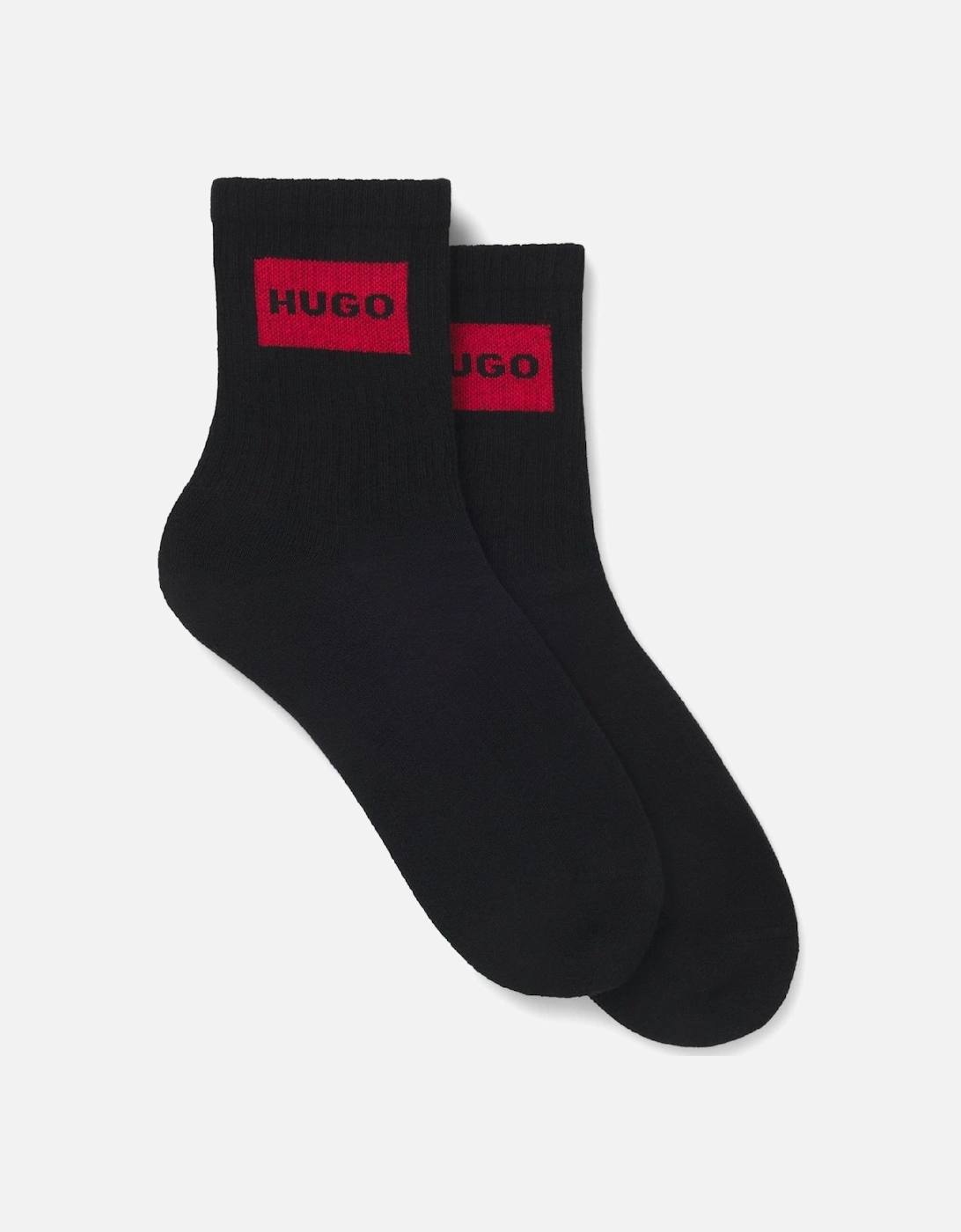 2 Pack of Red Logo Socks
