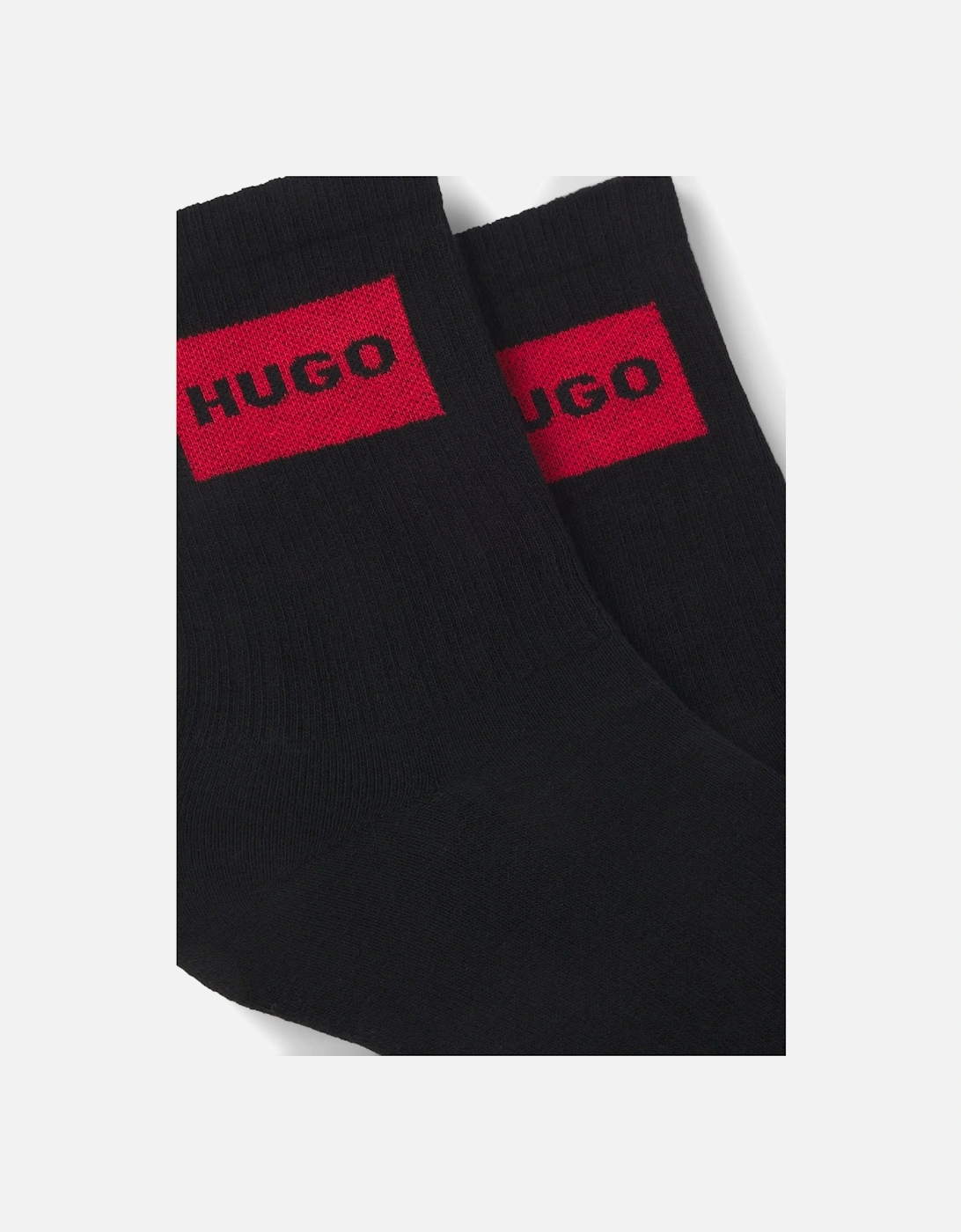 2 Pack of Red Logo Socks