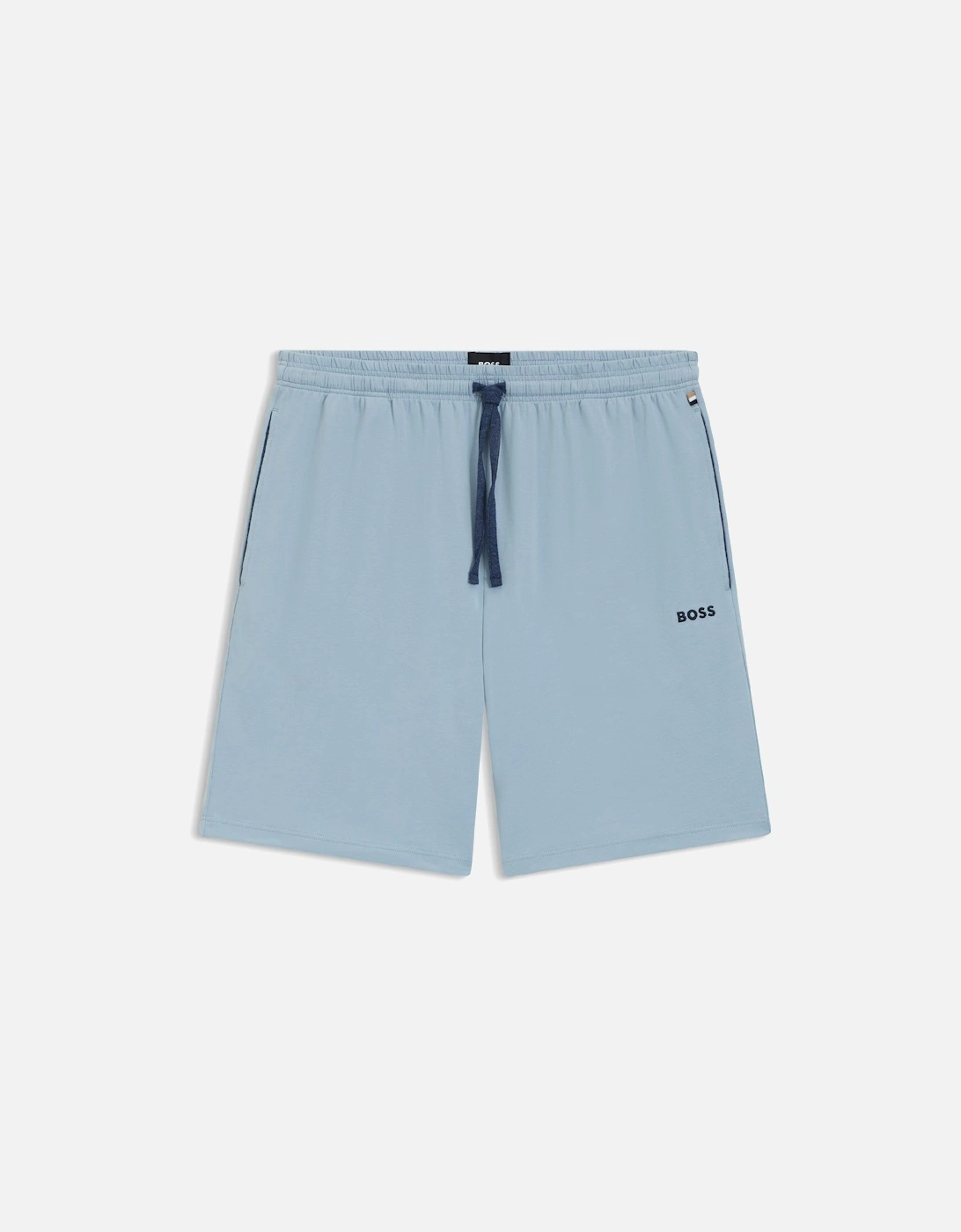 Embroidered Logo Shorts in Stretch Cotton, 6 of 5