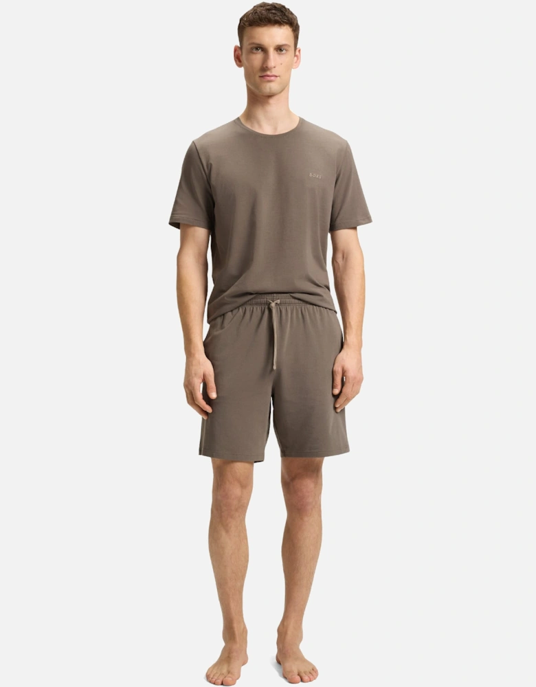 Embroidered Logo Shorts in Stretch Cotton