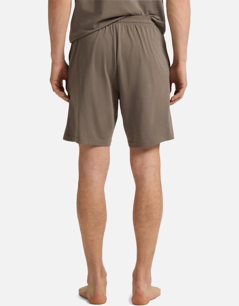 Embroidered Logo Shorts in Stretch Cotton