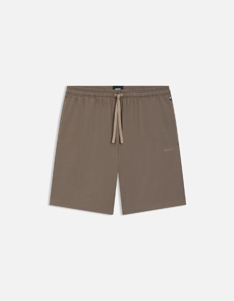 Embroidered Logo Shorts in Stretch Cotton