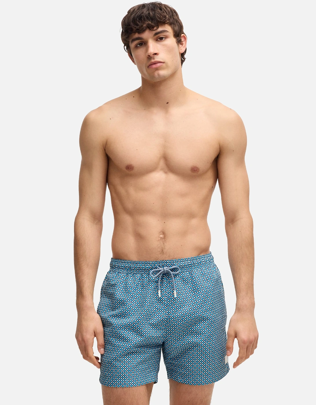 Vibe Printed Logo Swim Shorts