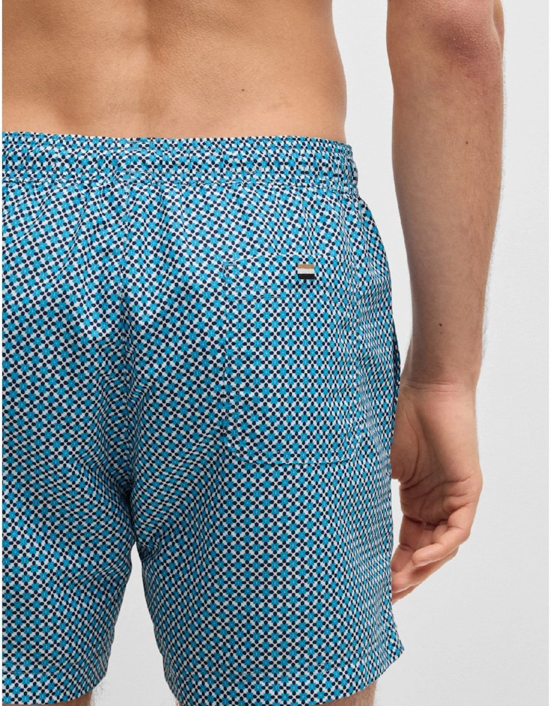 Vibe Printed Logo Swim Shorts