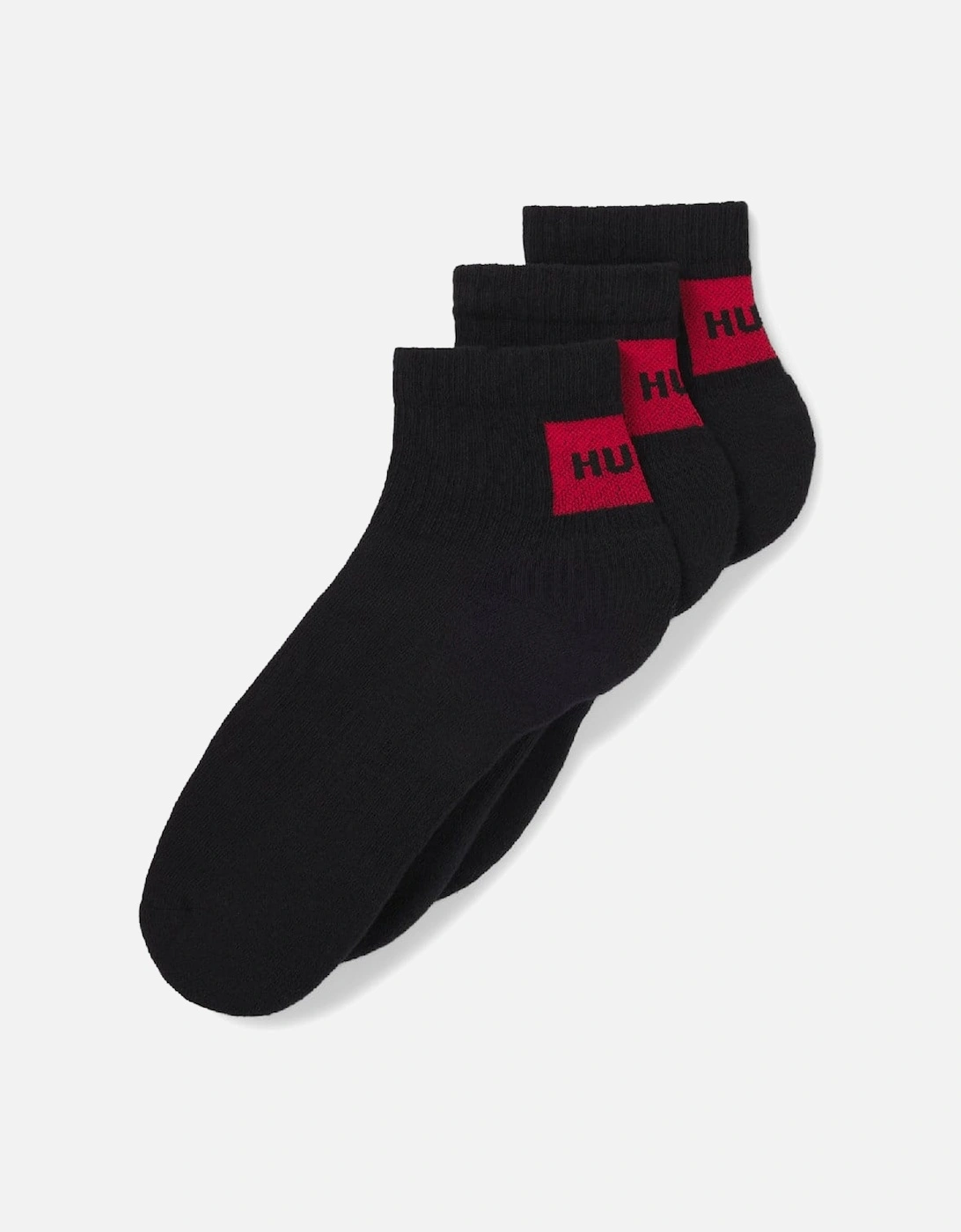 3 Pack of Logo Ankle Socks, 5 of 4
