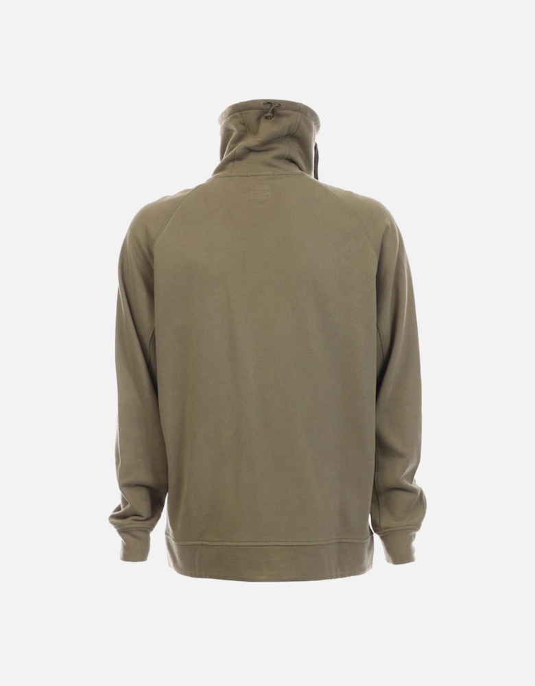 Diagonal Raised Fleece Hoodie