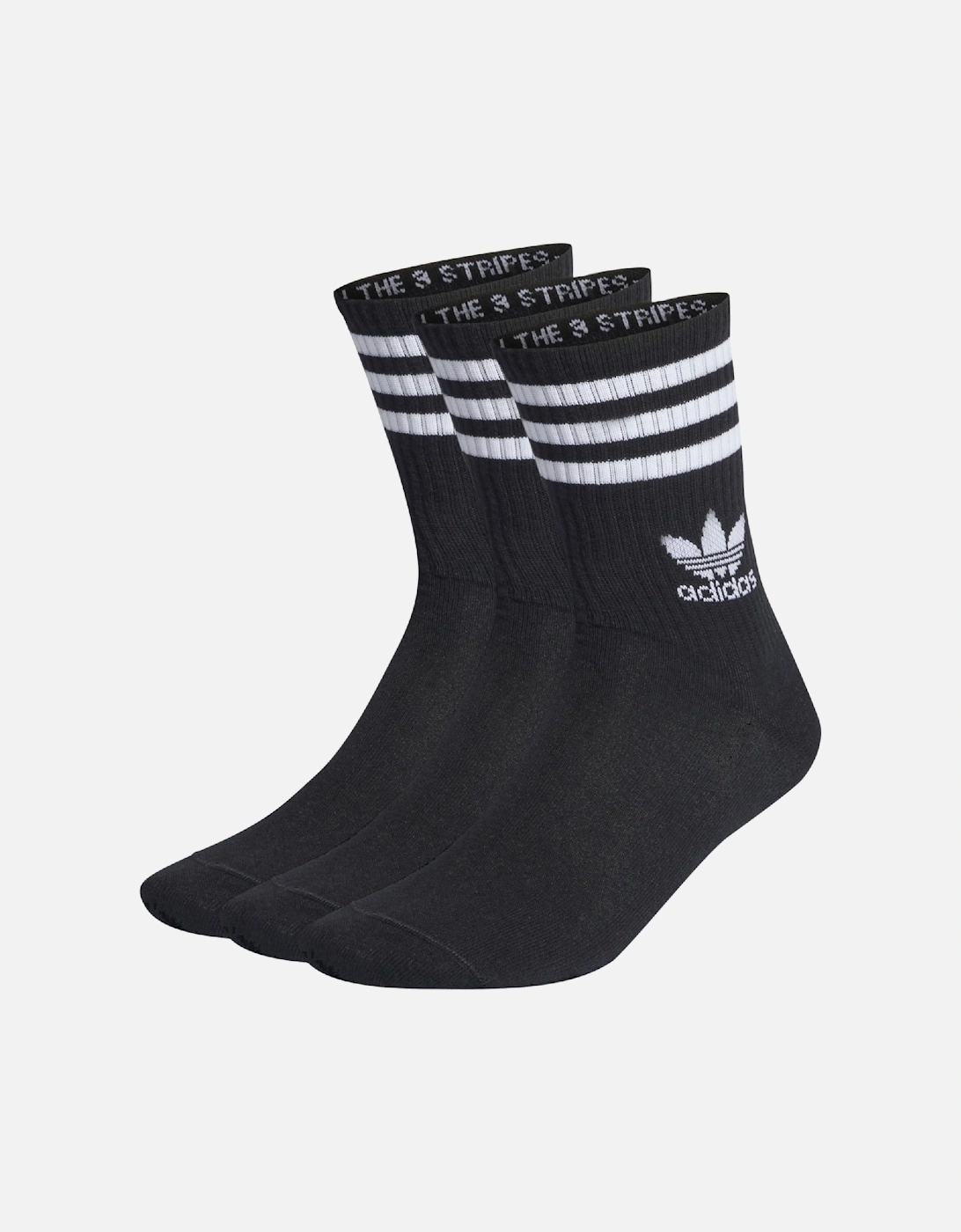 3 Mid-Cut Crew Socks, 2 of 1