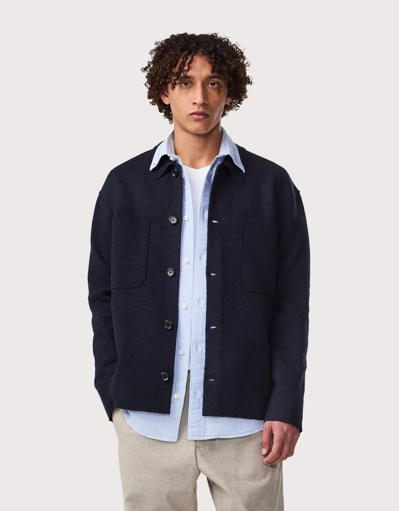 Jonas Boiled Wool Overshirt