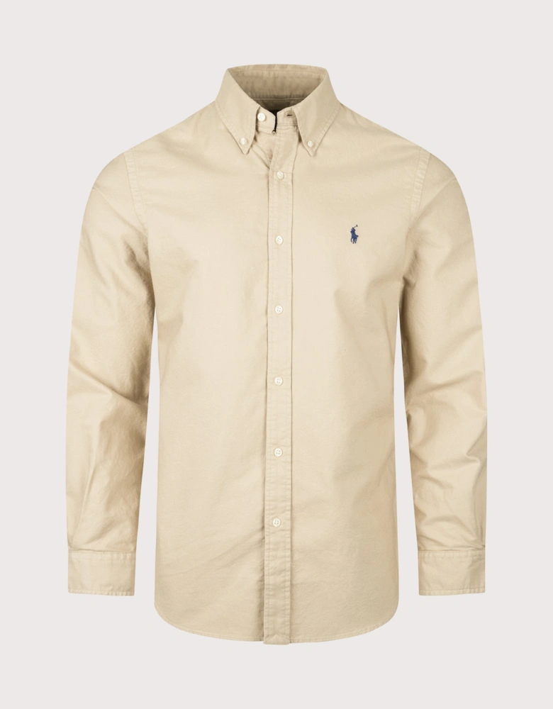 Custom Fit Garment Dyed Oxford Shirt