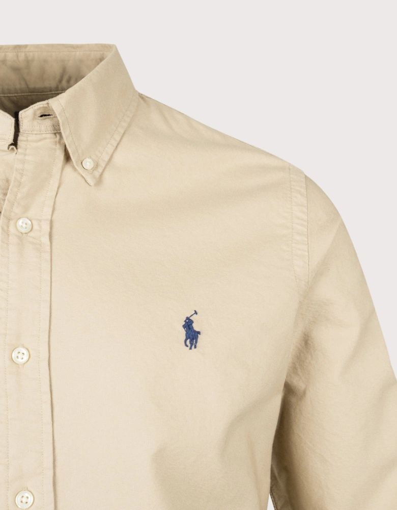 Custom Fit Garment Dyed Oxford Shirt