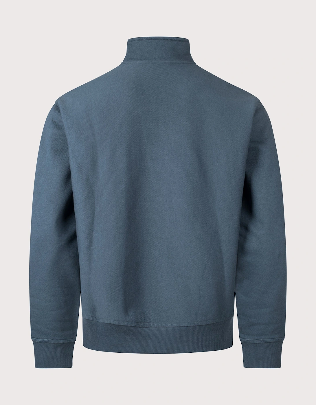 Relaxed Fit Quarter Zip American Script Sweatshirt