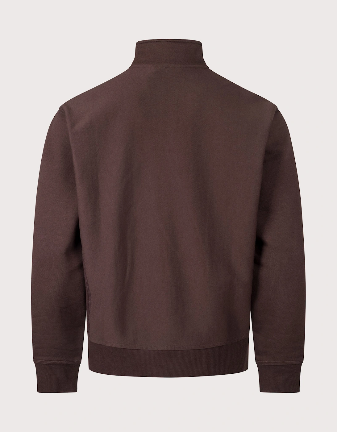 Relaxed Fit Quarter Zip American Script Sweatshirt