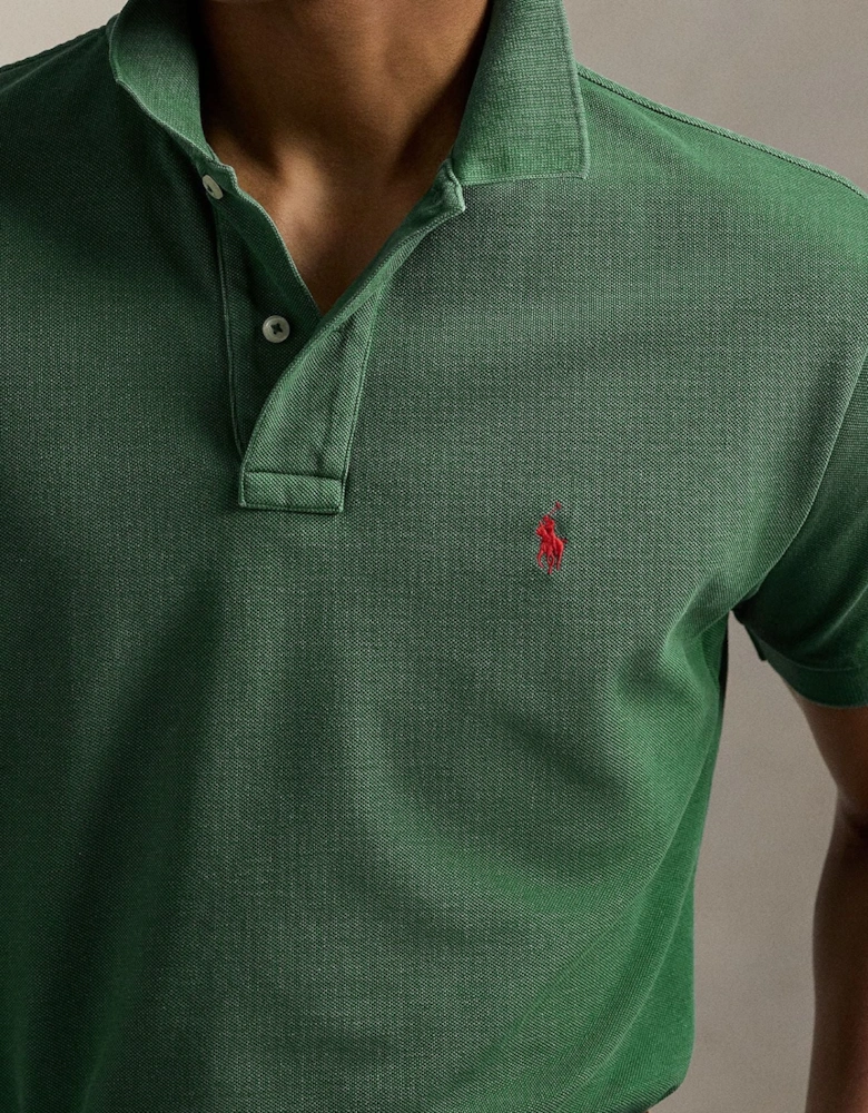 Ralph Lauren Original Fit Mesh Polo Shirt - Washed Forest