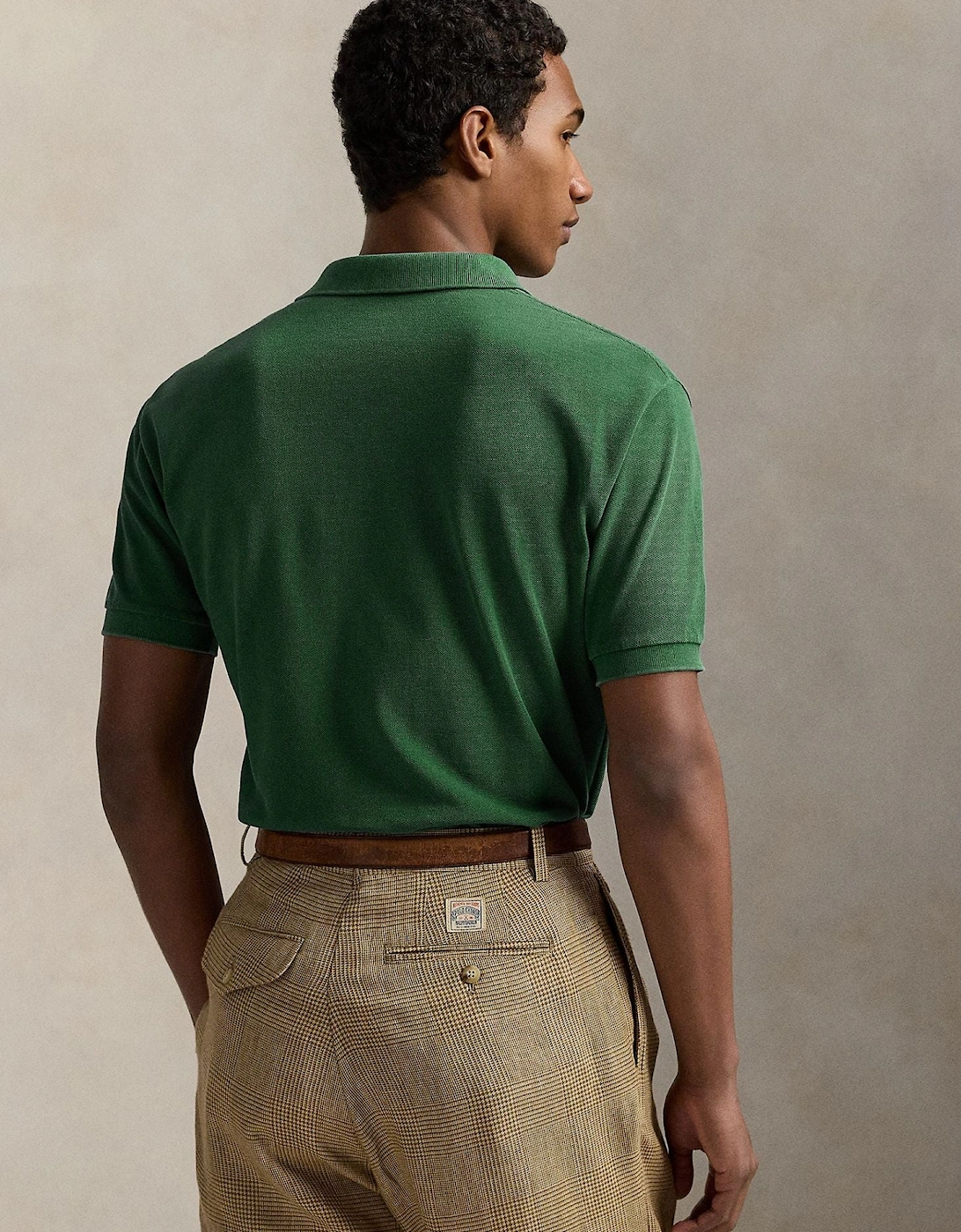 Ralph Lauren Original Fit Mesh Polo Shirt - Washed Forest