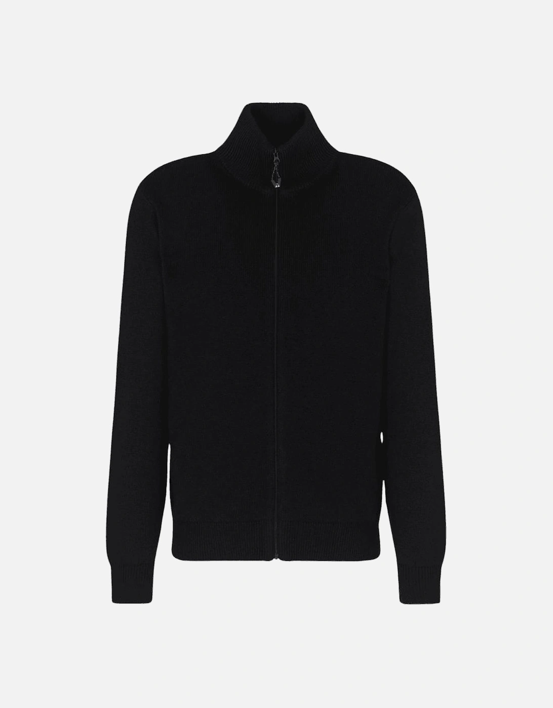 Full Zip Knitted Black Tracktop, 4 of 3