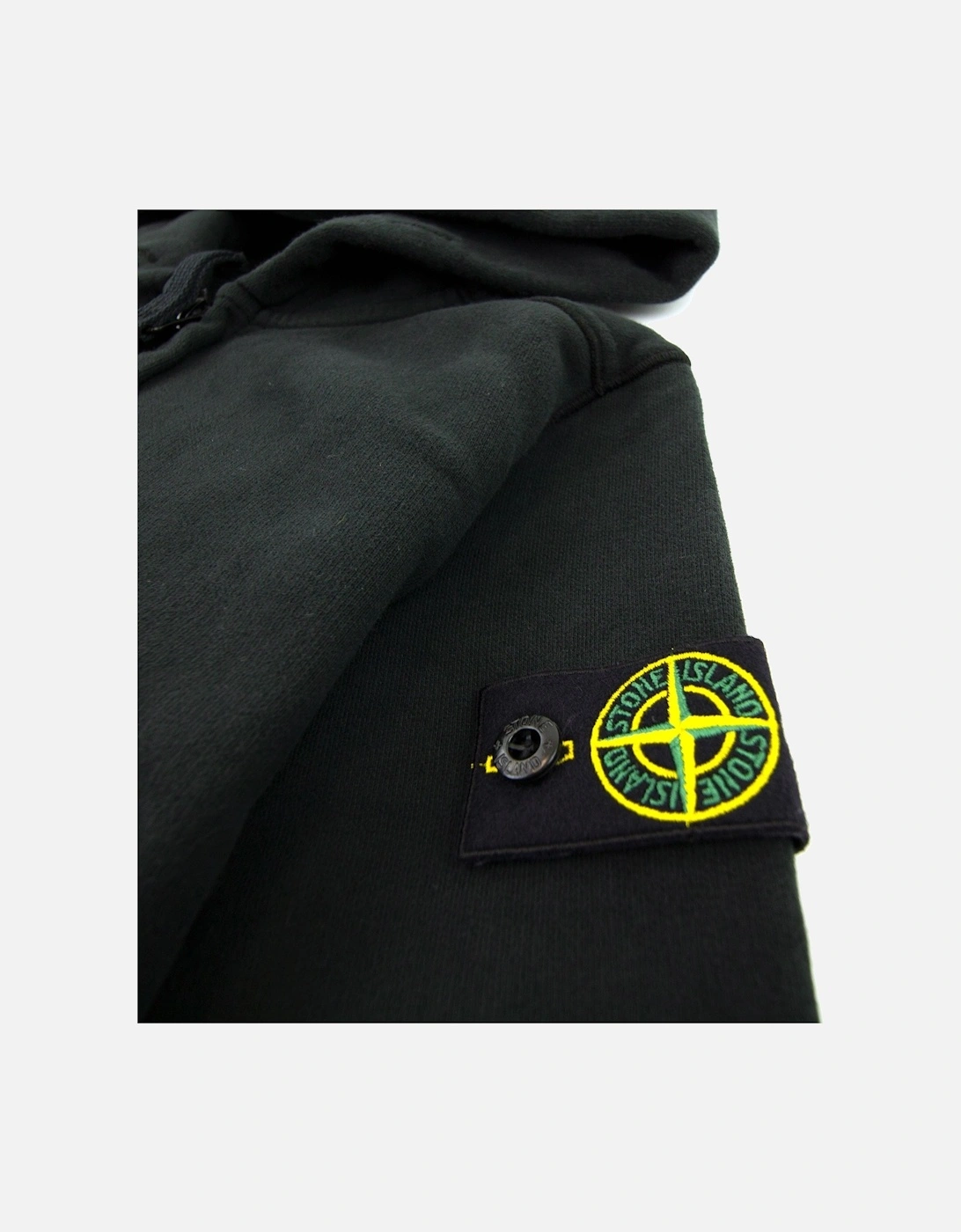 Junior Zip Up Hooded Sweatshirt Black V0029