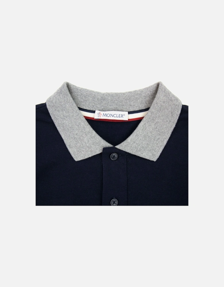 Junior Logo Maglia Polo Navy