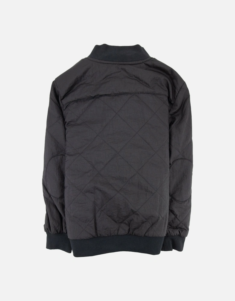 Junior Logo Shield Bomber Jacket Black