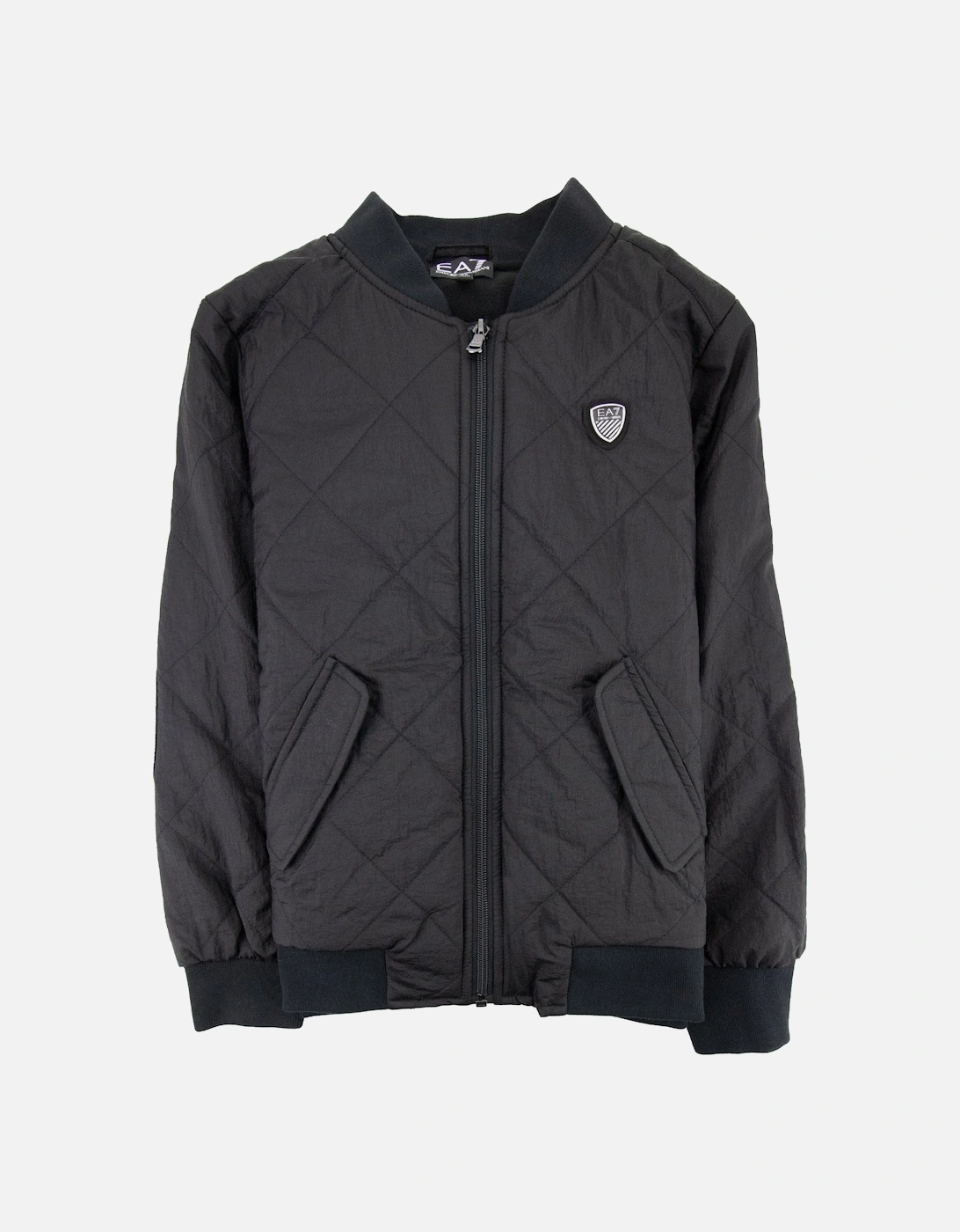 Junior Logo Shield Bomber Jacket Black, 4 of 3