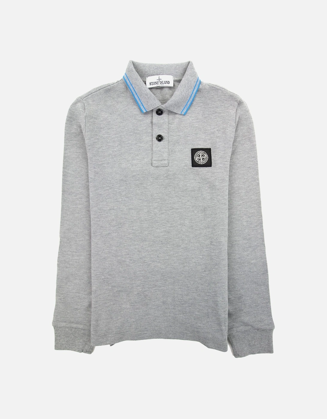 Junior L/s Polo Kids Grey/blue V1064, 5 of 4