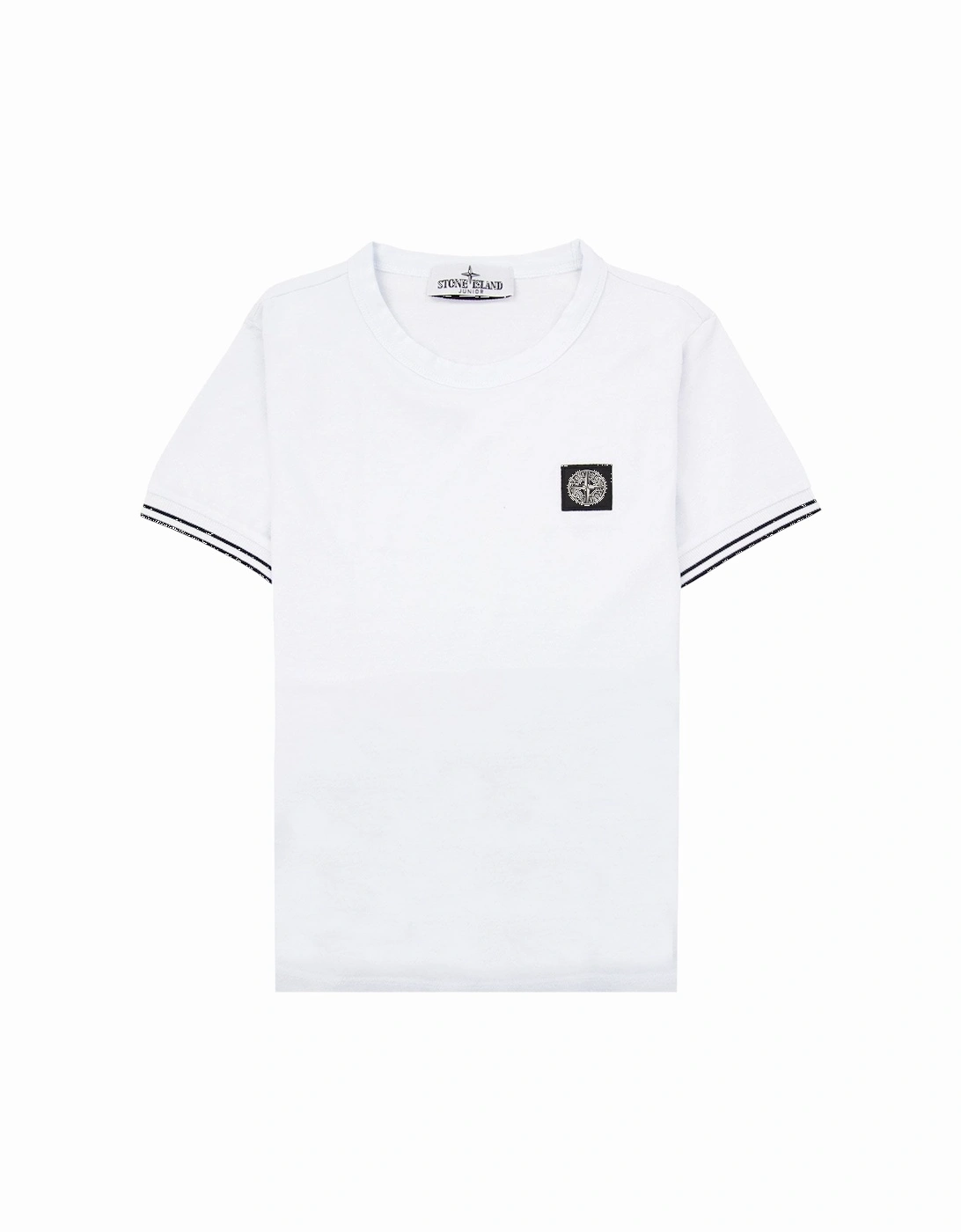 Junior 2100001 Light Cotton Compass Patch T Shirt White V1001, 5 of 4