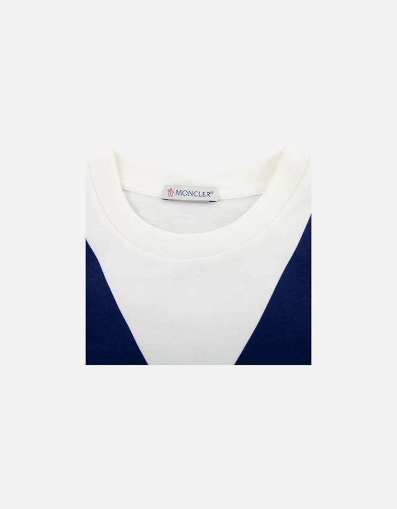 Junior Tricolore T-shirt White