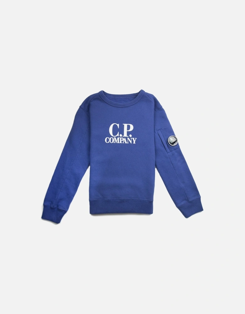 Undersixteen Watch Viewer Crew Neck Sweatshirt Electric Blue