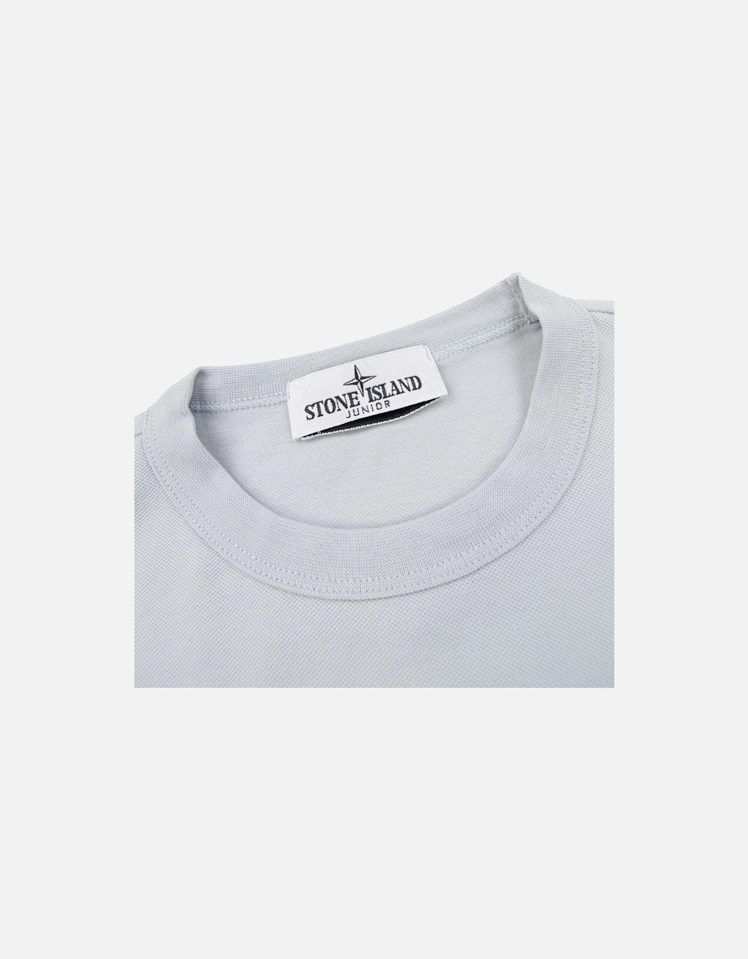 Junior 2100001 Light Cotton Compass Patch T Shirt Sky Blue V0041