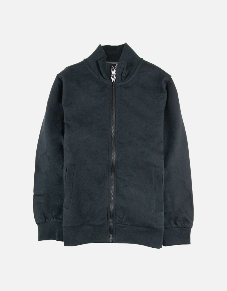 Junior Back Logo Funnel Neck Sweatshirt Black